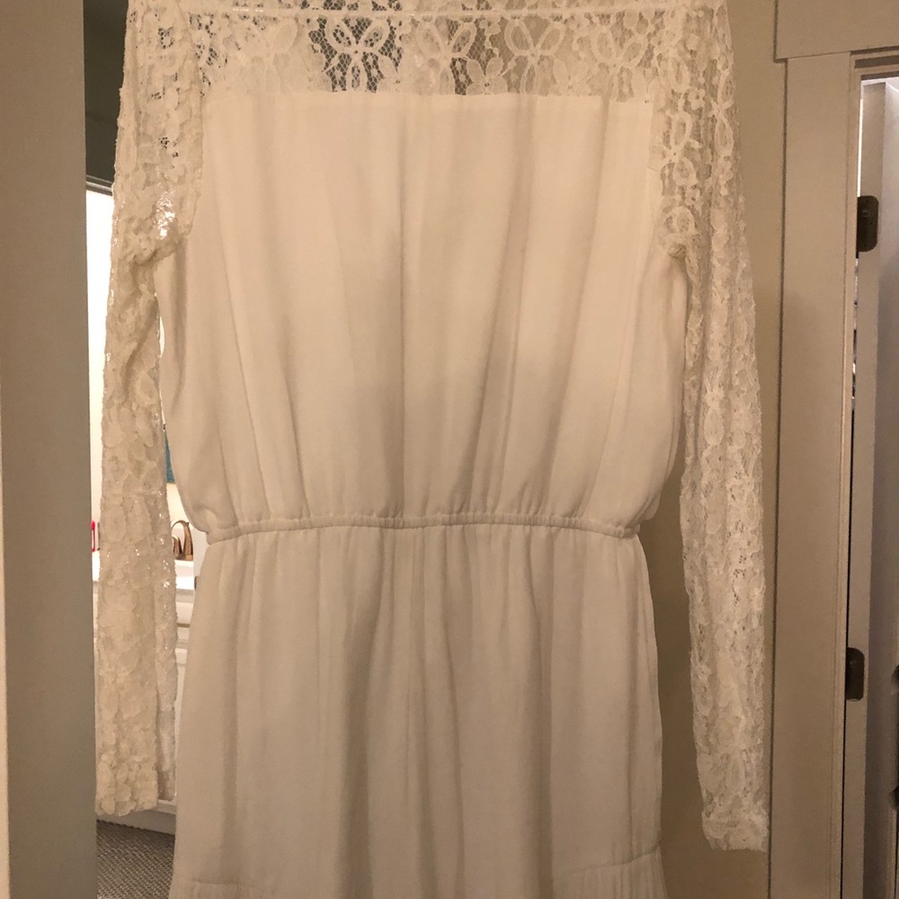 White Lacey romper